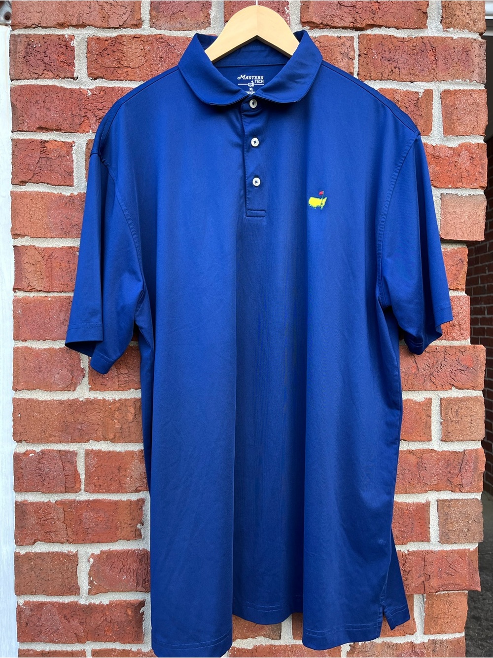 Masters Men's Royal Blue Polo with Yellow Masters Crest